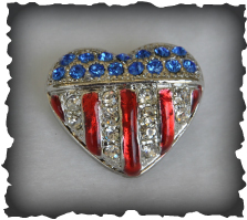Braveheart Pin for $12 from I'll Never Tell in Vero Beach for the Military Moms Prayer Group