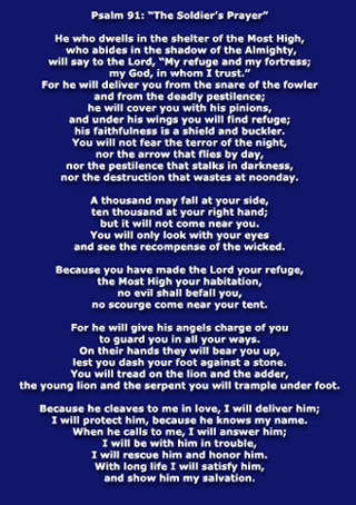 Psalm 91 The Soldier's Prayer