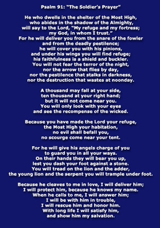 Psalm 91 The Soldier's Prayer